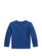 Maglione per bambino Polo Ralph Lauren Kids blu con motivo intrecciato 322702674 AZURE Ralph Lauren kids 