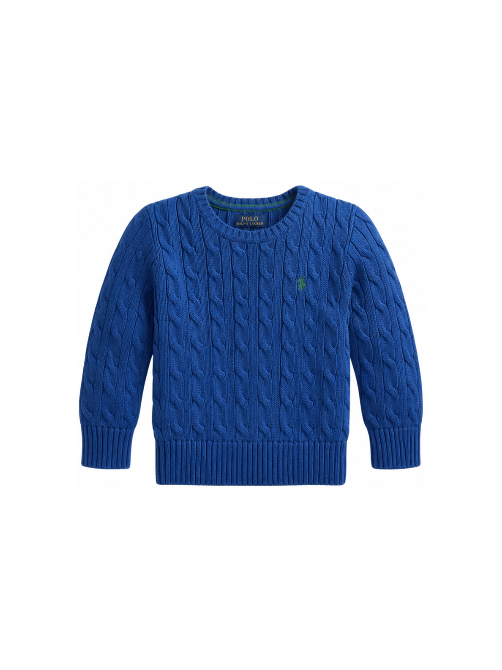 Maglione per bambino Polo Ralph Lauren Kids blu con motivo intrecciato 322702674 AZURE Ralph Lauren kids 