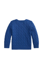 Maglione per bambino Polo Ralph Lauren Kids blu con motivo intrecciato 322702674 AZURE Ralph Lauren kids 