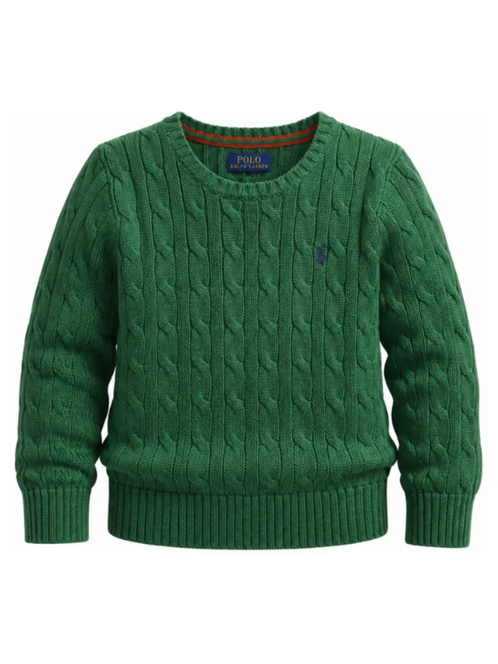 Maglione per bambino Polo Ralph Lauren Kids verde con trama intrecciata 322702674 GREEN Ralph Lauren kids 