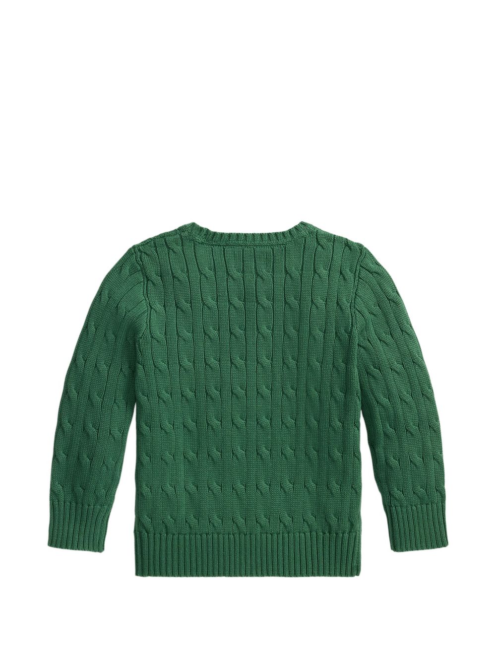 Maglione per bambino Polo Ralph Lauren Kids verde con trama intrecciata 322702674 GREEN Ralph Lauren kids 
