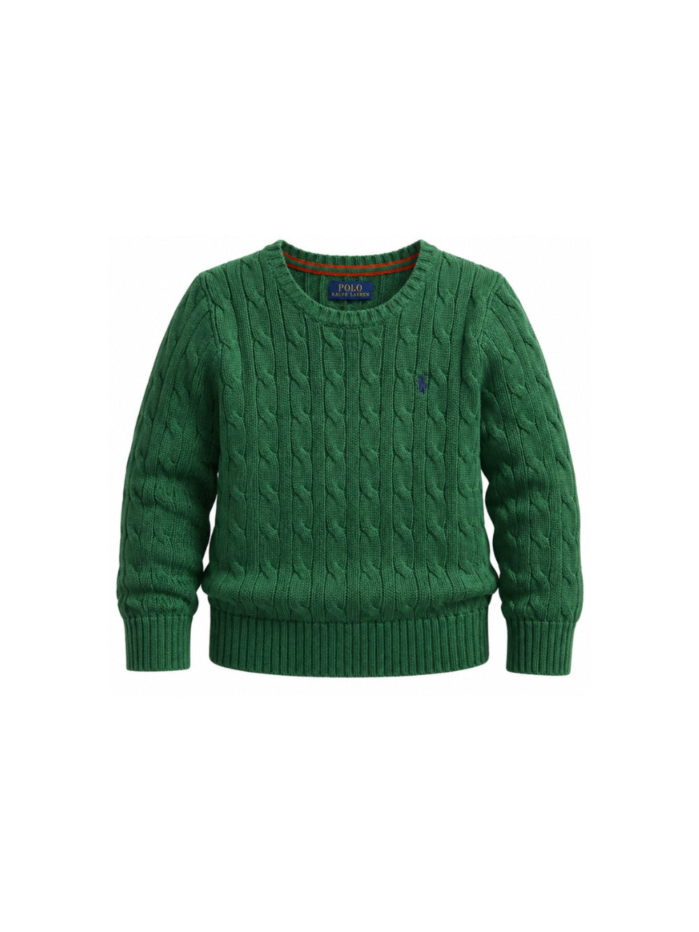 Maglione per bambino Polo Ralph Lauren Kids verde con trama intrecciata 322702674 GREEN Ralph Lauren kids 