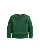 Maglione per bambino Polo Ralph Lauren Kids verde con trama intrecciata 322702674 GREEN Ralph Lauren kids 