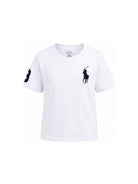 T-shirt per bambino Polo Ralph Lauren Kids bianca con motivo Polo Pony ricamato sul davanti 322832907 037 Ralph Lauren kids 