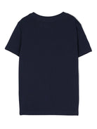 T-shirt per bambino Polo Ralph Lauren Kids blu con motivo Polo Pony ricamato sul davanti 322832907 039 Ralph Lauren kids 