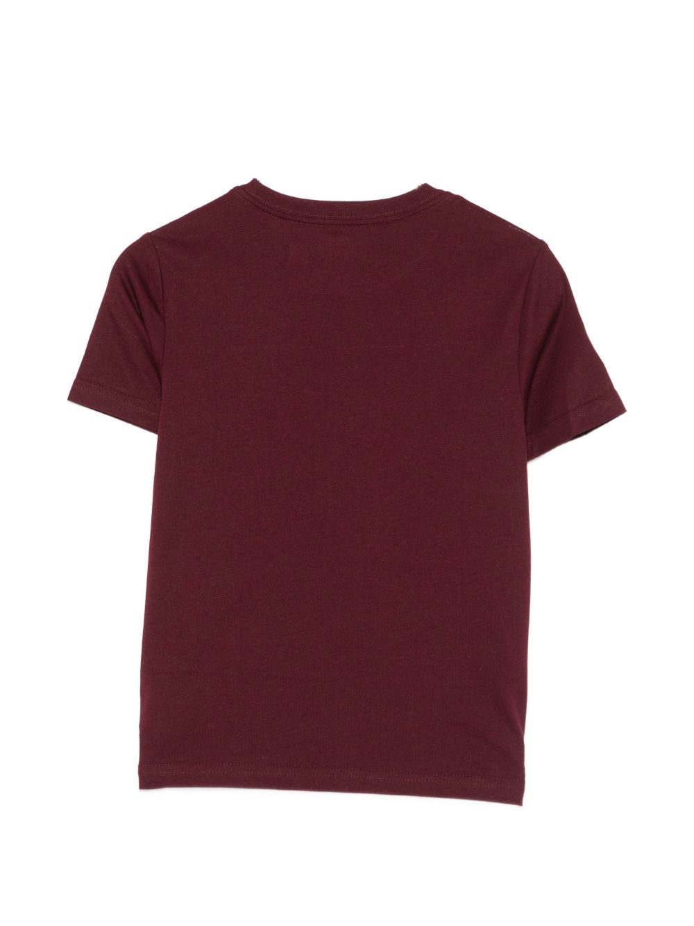 T-shirt per bambino Raulph Lauren Kids bordeaux con logo ricamato 322832907 508 Ralph Lauren kids 