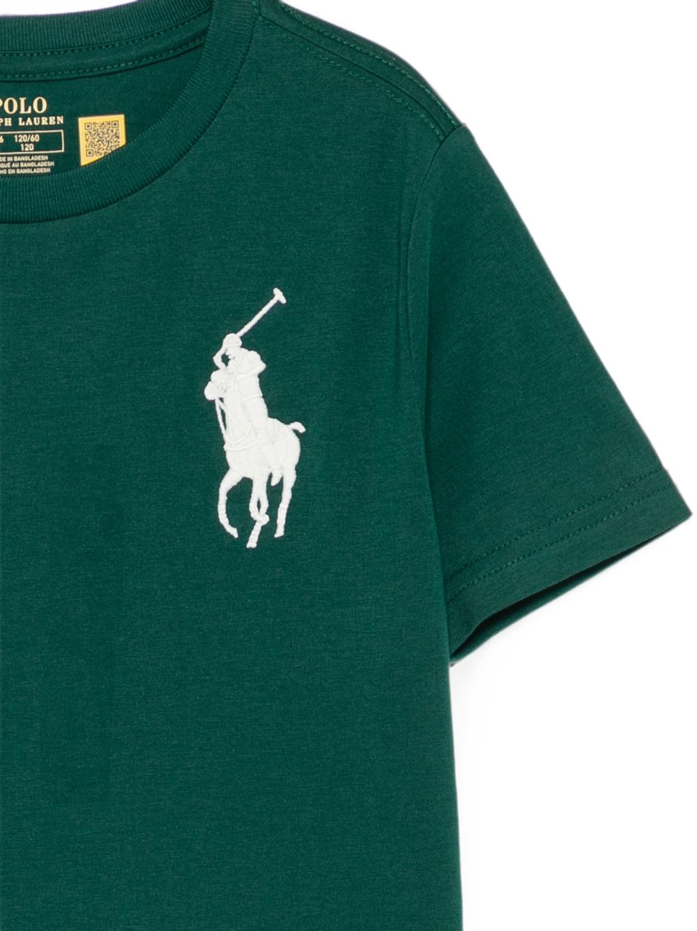 T-shirt per bambino Polo Ralph Lauren Kids verde con dettaglio Polo Pony 322832907 509 Ralph Lauren kids 