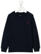 Felpa per bambino Polo Ralph Lauren Kids blu con motivo Polo Pony sul davanti 322843804 002 Ralph Lauren kids 