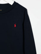 Felpa per bambino Polo Ralph Lauren Kids blu con motivo Polo Pony sul davanti 322843804 002 Ralph Lauren kids 