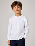T-shirt per bambino Polo Ralph Lauren Kids bianca con motivo Polo Pony 322843804 004 Ralph Lauren kids 
