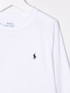 T-shirt per bambino Polo Ralph Lauren Kids bianca con motivo Polo Pony 322843804 004 Ralph Lauren kids 