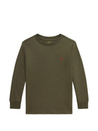 T-shirt per bambino Polo Ralph Lauren Kids verde con ricamo logo 322854677 506 Ralph Lauren kids 