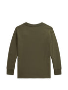 T-shirt per bambino Polo Ralph Lauren Kids verde con ricamo logo 322854677 506 Ralph Lauren kids 