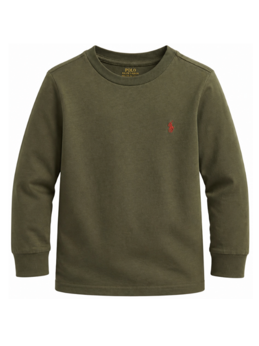 T-shirt per bambino Polo Ralph Lauren Kids verde con ricamo logo 322854677 506 Ralph Lauren kids 