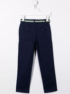 Pantaloni Chino per bambino Polo Ralph Lauren Kids blu con cintura 322855394 001 Ralph Lauren kids 