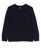 Maglione per bambino Polo Ralph Lauren Kids blu con caratteristico motivo Polo Pony 322877728 001 Ralph Lauren kids 