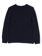 Maglione per bambino Polo Ralph Lauren Kids blu con caratteristico motivo Polo Pony 322877728 001 Ralph Lauren kids 