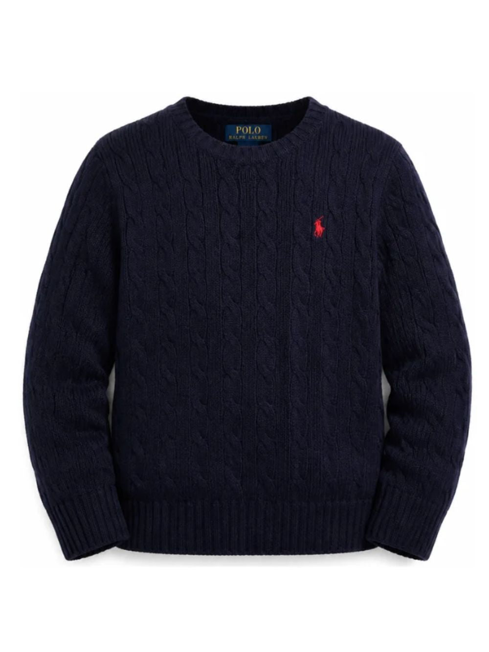 Maglione per bambino Polo Ralph Lauren Kids blu con caratteristico motivo Polo Pony 322877728 001 Ralph Lauren kids 