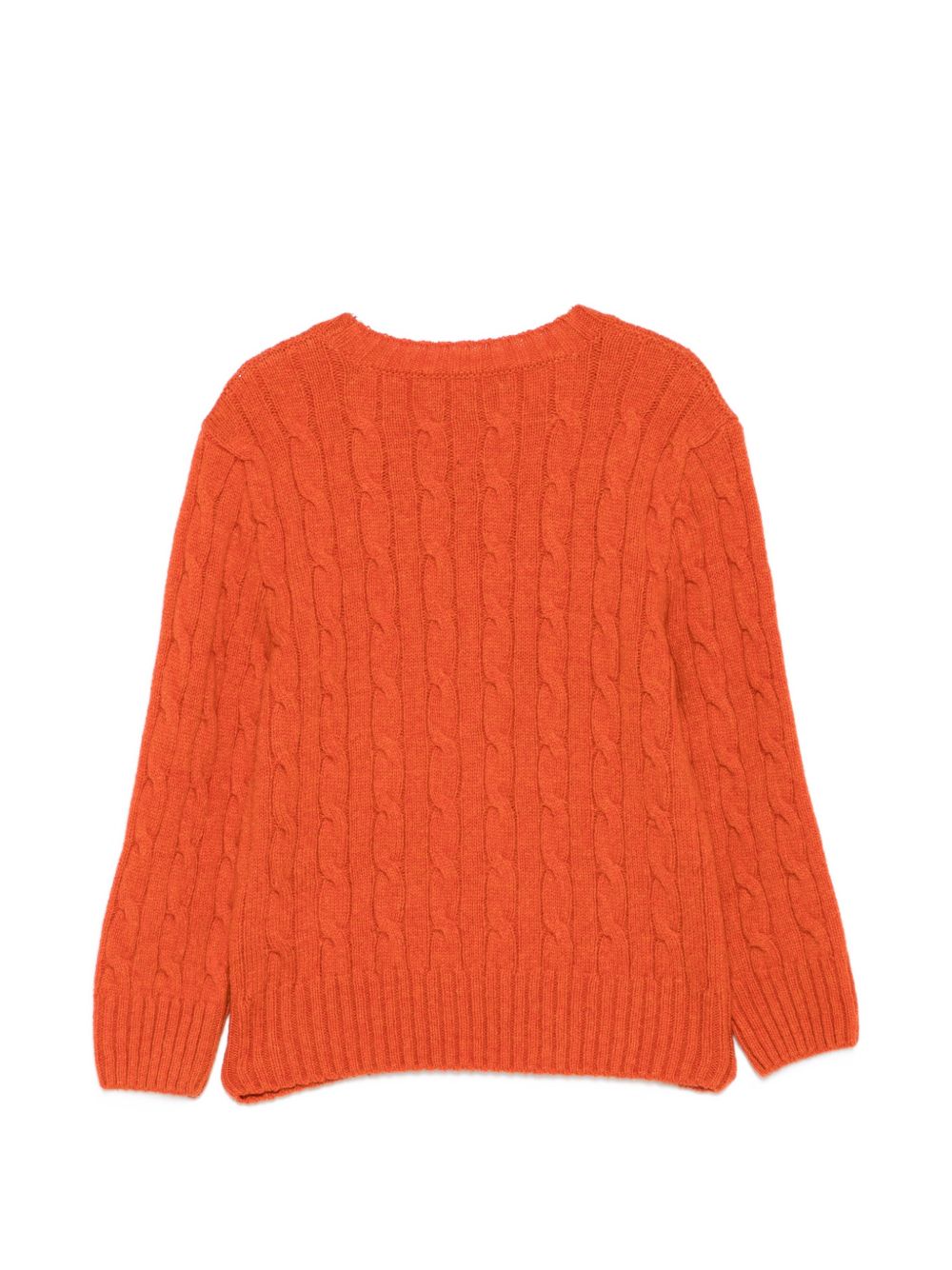 Maglione per bambino Polo Ralph Lauren Kids arancione con maglia intrecciata 322877728 ORANGE Ralph Lauren kids 