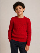 Maglione per bambino Polo Ralph Lauren Kids rosso con motivo Polo Pony ricamato 322877728 RED Ralph Lauren kids 