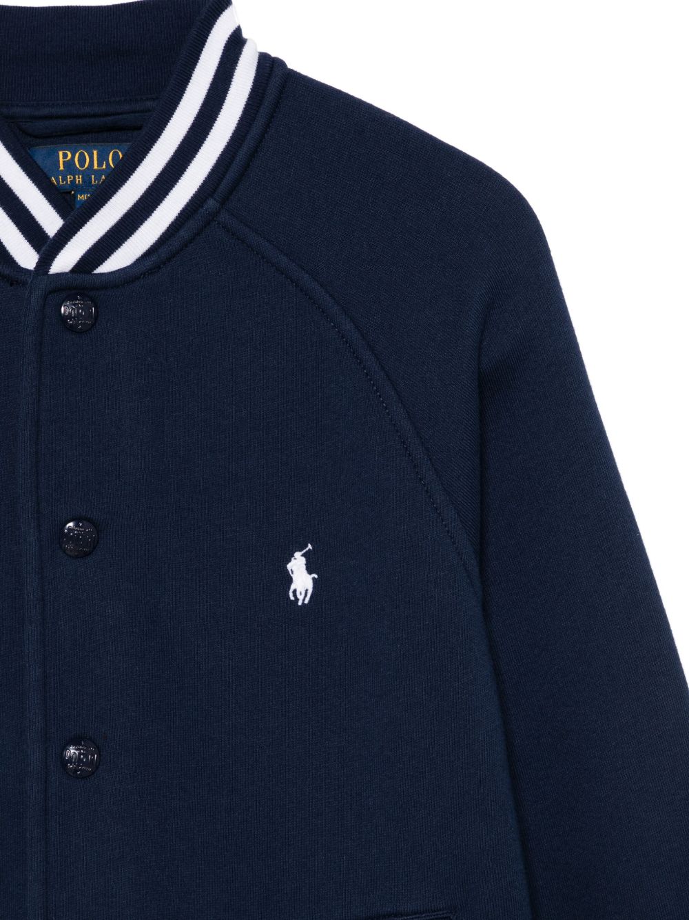 Giubbino per bambino Polo Ralph Lauren Kids blu con motivo Polo Pony ricamato sul davanti 322932140 004 Ralph Lauren kids 