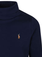 Maglioncino per bambino Ralph Lauren Kids blu con collo a lupetto 322952435 002 Ralph Lauren kids 