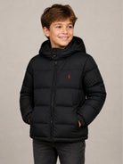 Giubbino per bambino Polo Ralph Lauren Kids nero con design trapuntato 322969861 001 Ralph Lauren kids 