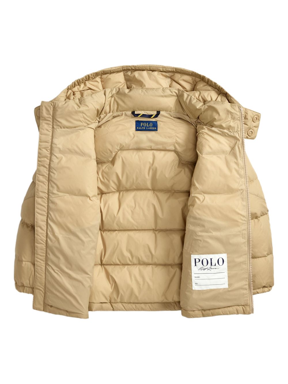 Piumino per bambino Polo Ralph Lauren Kids beige con caratteristico motivo Polo Pony 322969861 003 Ralph Lauren kids 