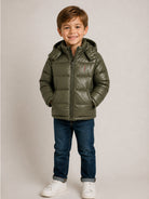 Giubbino per bambino Polo Ralph Lauren Kids verde con caratteristico motivo Polo Pony 322978459 500 Ralph Lauren kids 