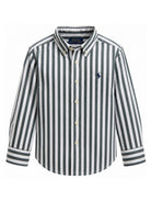 Camicia per bambino Ralph Lauren Kids verde con motivo a righe verticali 322979319 GREEN Ralph Lauren kids 