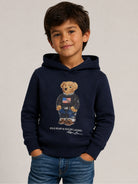 Felpa per bambino Polo Ralph Lauren Kids blu con stampa grafica Polo Bear 322A10529 001 Ralph Lauren kids 