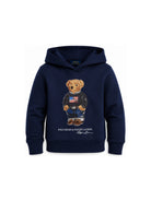 Felpa per bambino Polo Ralph Lauren Kids blu con stampa grafica Polo Bear 322A10529 001 Ralph Lauren kids 