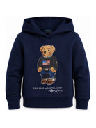 Felpa per bambino Polo Ralph Lauren Kids blu con stampa grafica Polo Bear 322A10529 001 Ralph Lauren kids 
