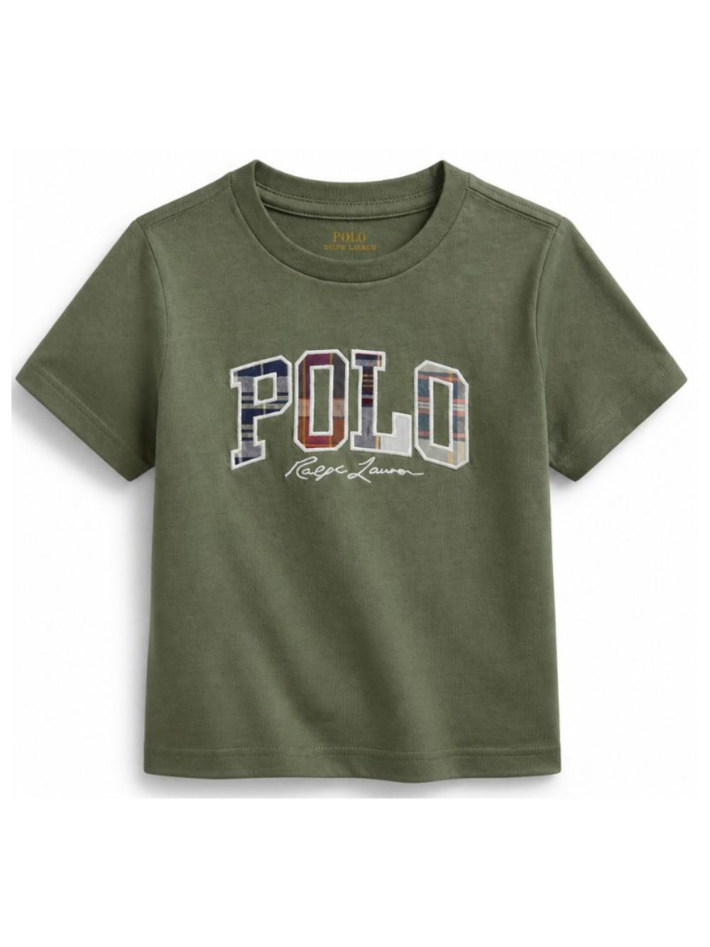 T-shirt per bambino Polo Ralph Lauren Kids verde con ricamo logo 322B18474 001 Ralph Lauren kids 