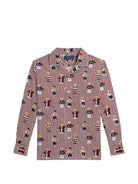 Camicia per bambino Ralph Lauren Kids rossa con stampa orsetti all-over 322B24620 001 Ralph Lauren kids 
