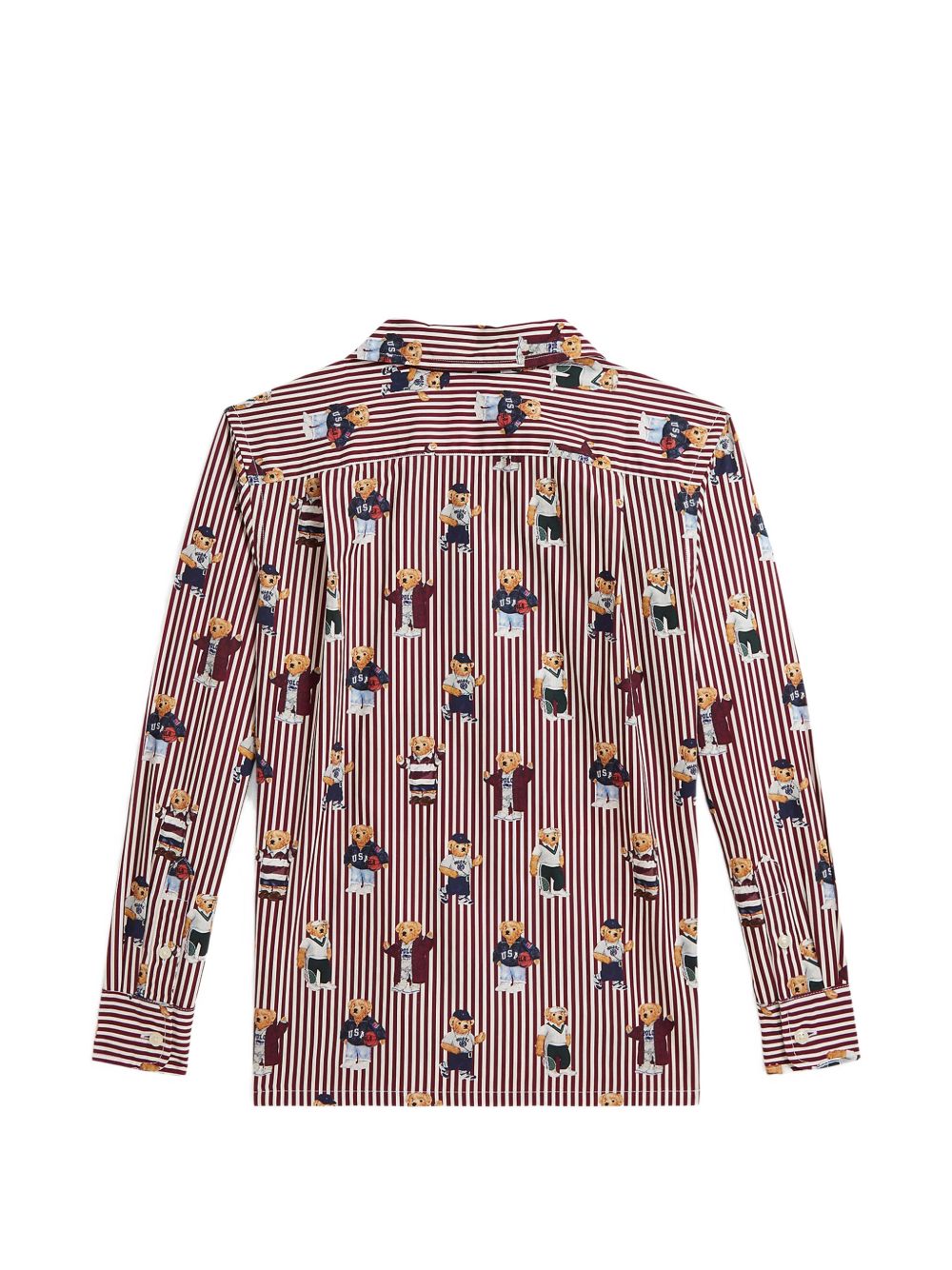 Camicia per bambino Ralph Lauren Kids rossa con stampa orsetti all-over 322B24620 001 Ralph Lauren kids 
