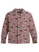 Camicia per bambino Ralph Lauren Kids rossa con stampa orsetti all-over 322B24620 001 Ralph Lauren kids 