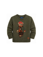 Maglione per bambino Polo Ralph Lauren Kids verde con motivo Polo Bear 322B26124 001 Ralph Lauren kids 