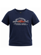 T-shirt per bambino Polo Ralph Lauren Kids blu con stampa grafica 322B26994 001 Ralph Lauren kids 