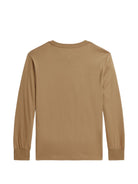 T-shirt per bambino Polo Ralph Lauren Kids beige con stampa grafica 322B27277 001 Ralph Lauren kids 