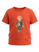 T-shirt per bambino Polo Ralph Lauren Kids arancione con stampa grafica 322B27298 001 Ralph Lauren kids 