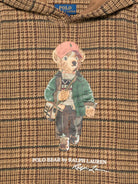 Felpa per bambino Polo Ralph Lauren Kids marrone con fantasia in pied-de-poule 322B27801 001 Ralph Lauren kids 