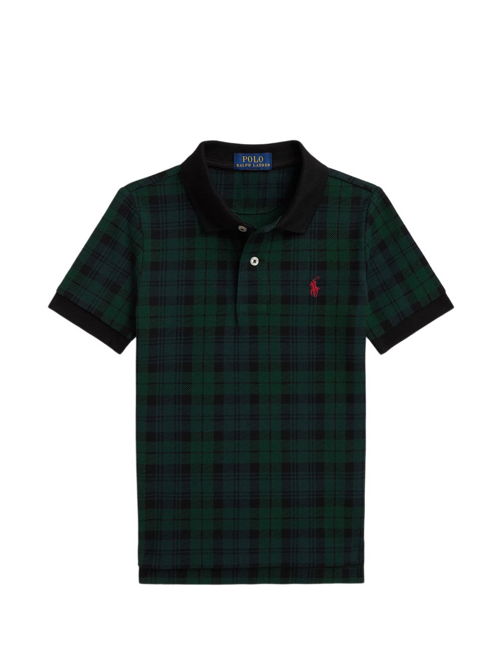 Polo per bambino Polo Ralph Lauren Kids blu e verde con motivo a quadri 322B28165 001 Ralph Lauren kids 