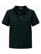Polo per bambino Polo Ralph Lauren Kids blu e verde con motivo a quadri 322B28165 001 Ralph Lauren kids 