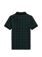 Polo per bambino Polo Ralph Lauren Kids blu e verde con motivo a quadri 322B28165 001 Ralph Lauren kids 
