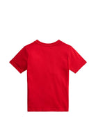 T-shirt per bambino Polo Ralph Lauren Kids rossa con stampa Polo Bear sul davanti 322B29156 002 Ralph Lauren kids 