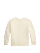 Felpa per bambino Polo Ralph Lauren Kids bianca con stampa Polo Bear sul davanti 322B29157 001 Ralph Lauren kids 