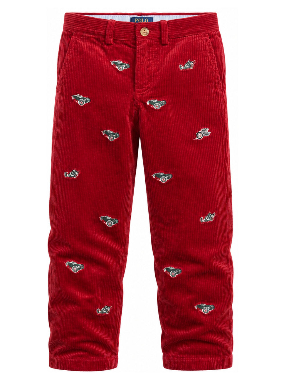 Pantaloni per bambino Polo Ralph Lauren Kids rosso in velluto a coste 322B29523 001 Ralph Lauren kids 