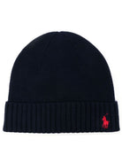 Berretto per bambino Polo Ralph Lauren Kids blu con ricamo Polo Pony 323953204 001 Ralph Lauren kids 