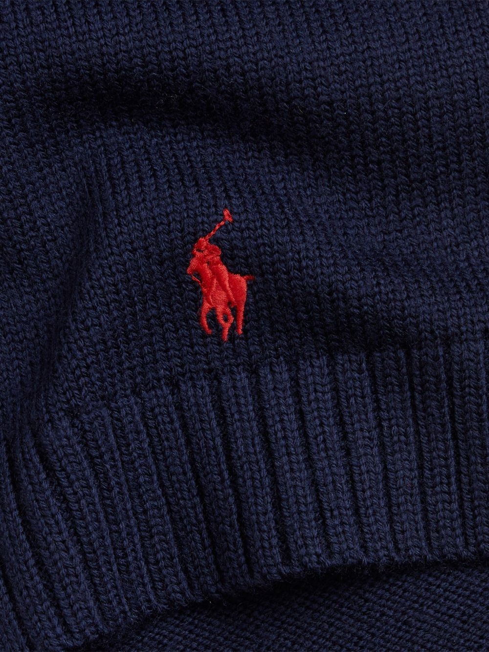 Sciarpa per bambino Polo Ralph Lauren Kids blu con motivo ricamato Polo Pony 323953205 001 Ralph Lauren kids 